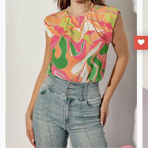 Flying Tomato Womens M Send A Postcard Woven Top
NWOT - Picture 4 of 10